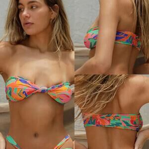 Stone Fox Swim Bikini Top Lele Stained Glass